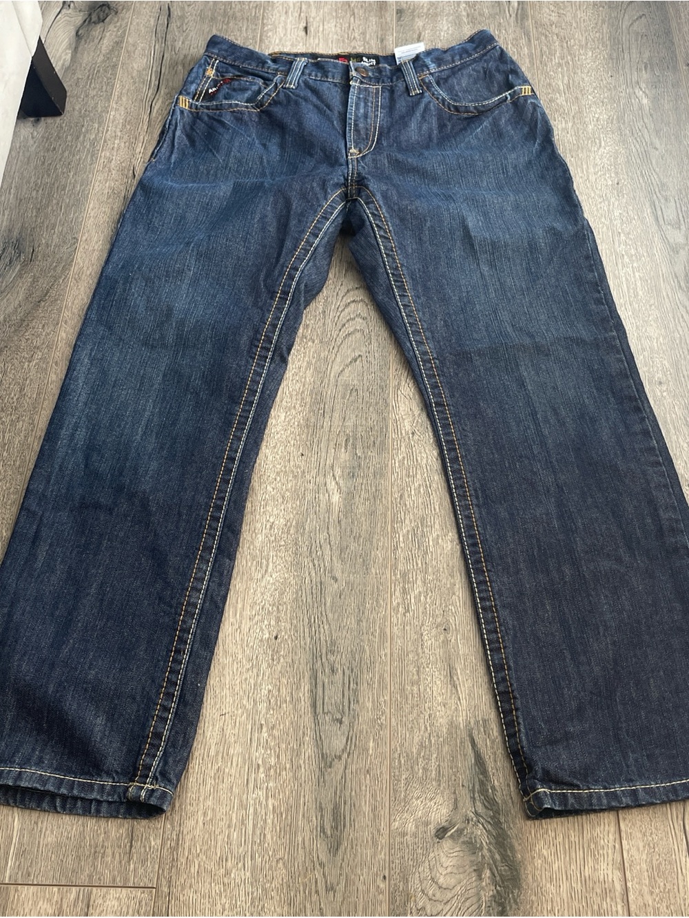Ariat Men's Dark Blue Straight-Leg Jeans